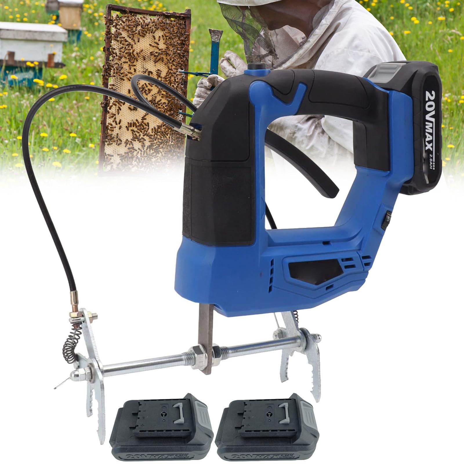 Drahtloser Bienenentferner, multifunktionales Bienenzucht-Shaker-Werkzeug für Bauernhof, Bienenstock und Garten