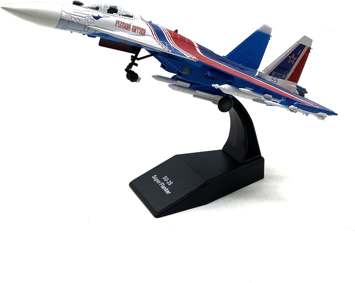 1/100 Su 35 Super Side Position SU-35 Fighter Alloy Military Model Fighter Jet Model Plane Aircraft Decoration Ornament