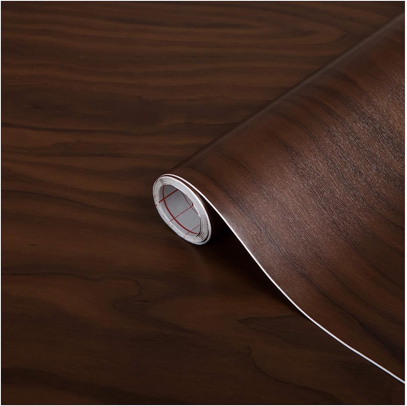 d-c-fix vinyl wrap Apple birch chocolate wood effect 67,5 cm x 2 m - sticky back plastic roll for furniture, kitchen & cupboards - contact paper sticker self adhesive film