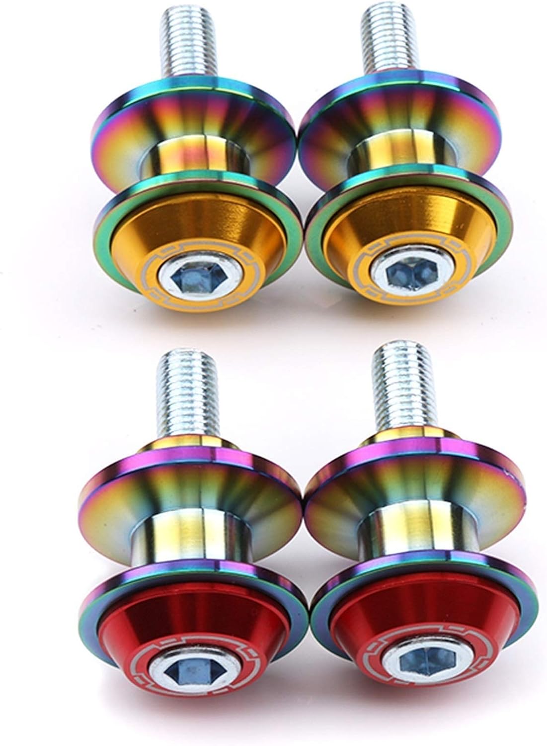 Motorcycle Stand Screws Swingarm Spool Sliders Swing Arm Protector CNC 6mm Universal for Yamha Mt07 YZF-R25 R3 MT10 Anti-Fall Frame Sliders