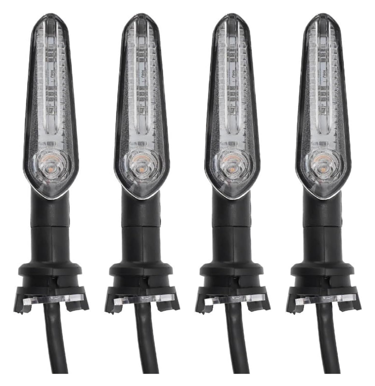 Indicatore Direzione Anteriore per Yamaha MT07 MT03 MT09 per Tracer XSR 700 Indicatore di Direzione per Moto Anteriore Posteriore Lampade Lampeggianti(4 PCS)