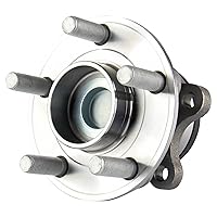 Vista 460 de TRQ Juego de 2 rodamientos de rueda trasera y conjunto de cubo con sensor ABS compatible con Ford Transit Connect 2014-2018