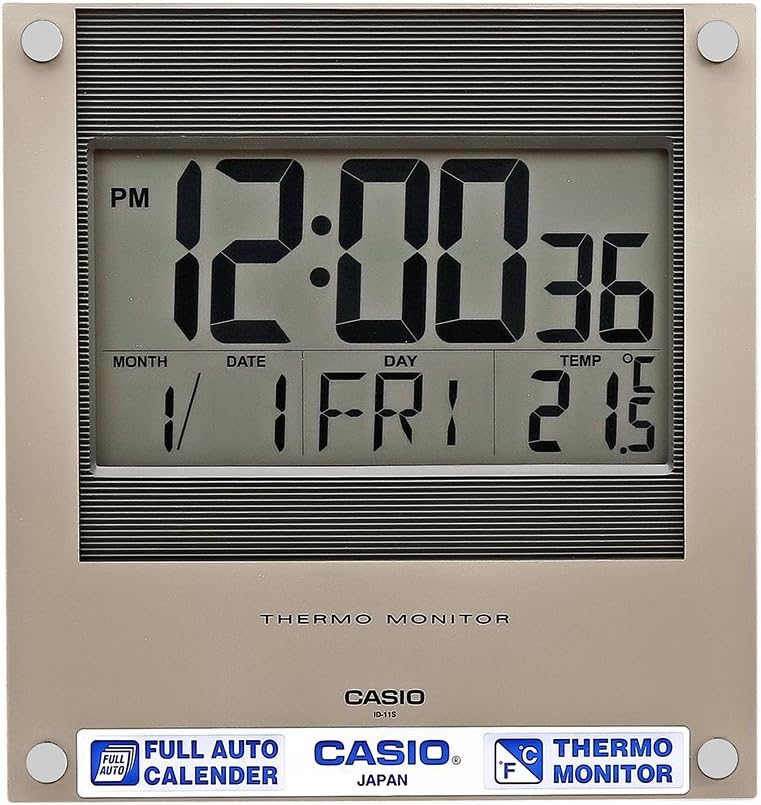 Casio ID11S1DF Digital Wall Clock, Grey Buy Online at Best Price in KSA Souq is now Amazon