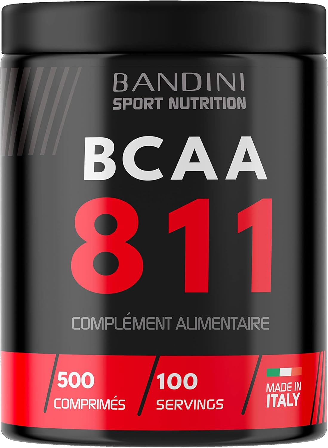 Bandini® AMINOACIDI RAMIFICATI BCAA 8 1 1 | 150 Compresse Amminoacidi Fermentati Con Vitamina B1 E B6 | 8.1.1 Con Leucina, Isoleucina, Valina | Intra Pre Post Workout | Per Palestra | 8:1:1 100% Vegan