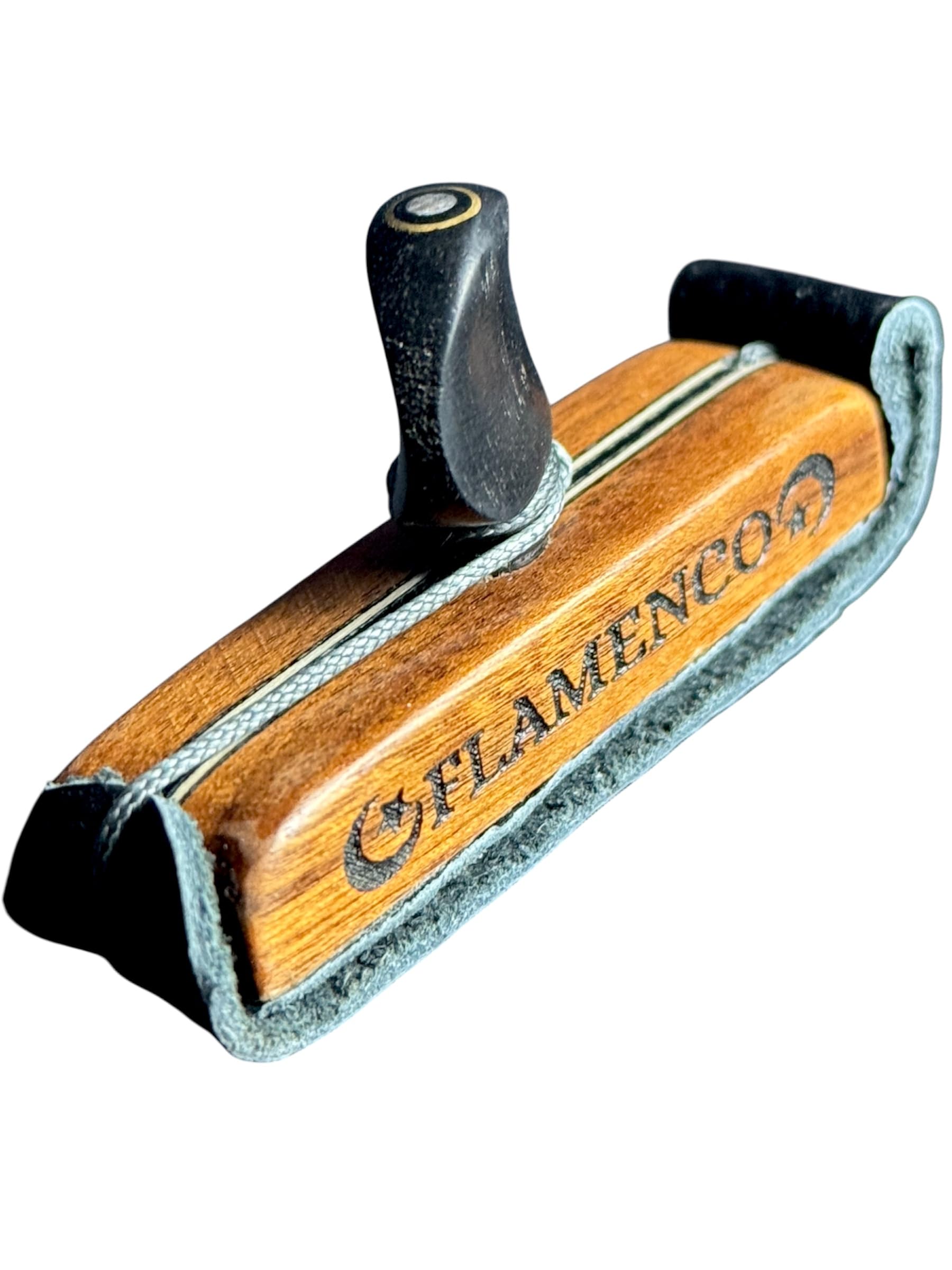 Cejilla Artesanal Flamenco para Guitarra Flamenca y Clásica | Curupau Natural | Hecha a Mano en España | Ajuste Preciso | Cejillas Algeciras