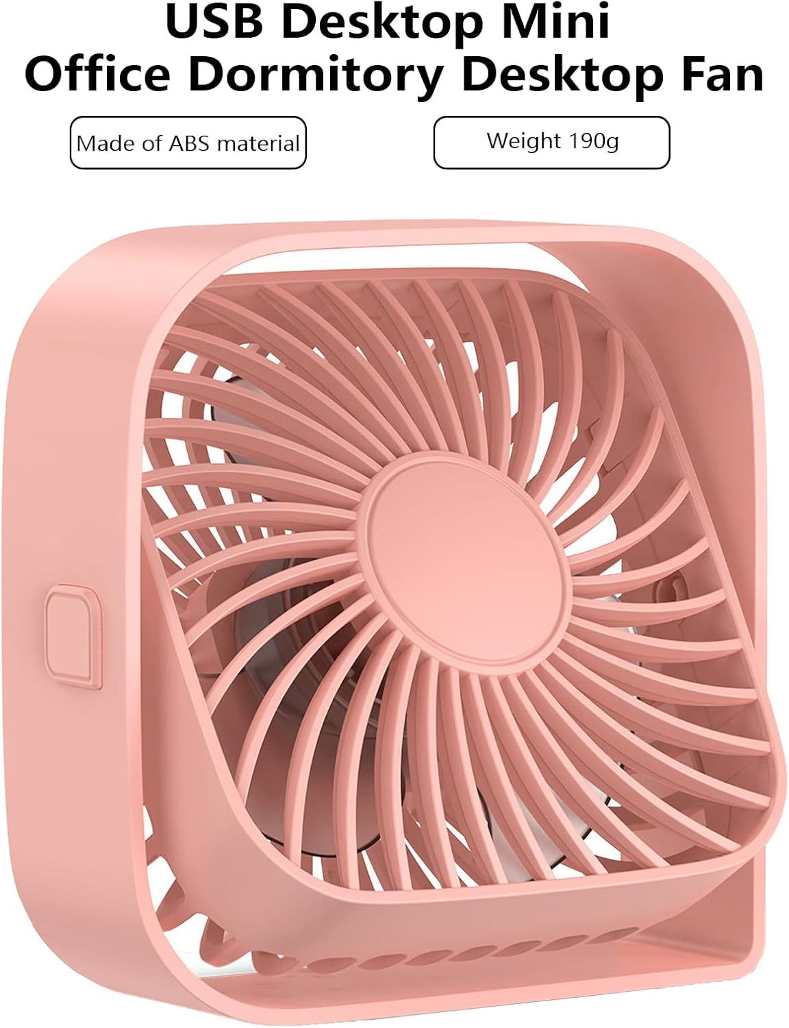 Convenient Cooling Fan Desktop Fan Electric Fan Small Cooling Fan Air Cooleres ABS Texture Suitable For Home And Office