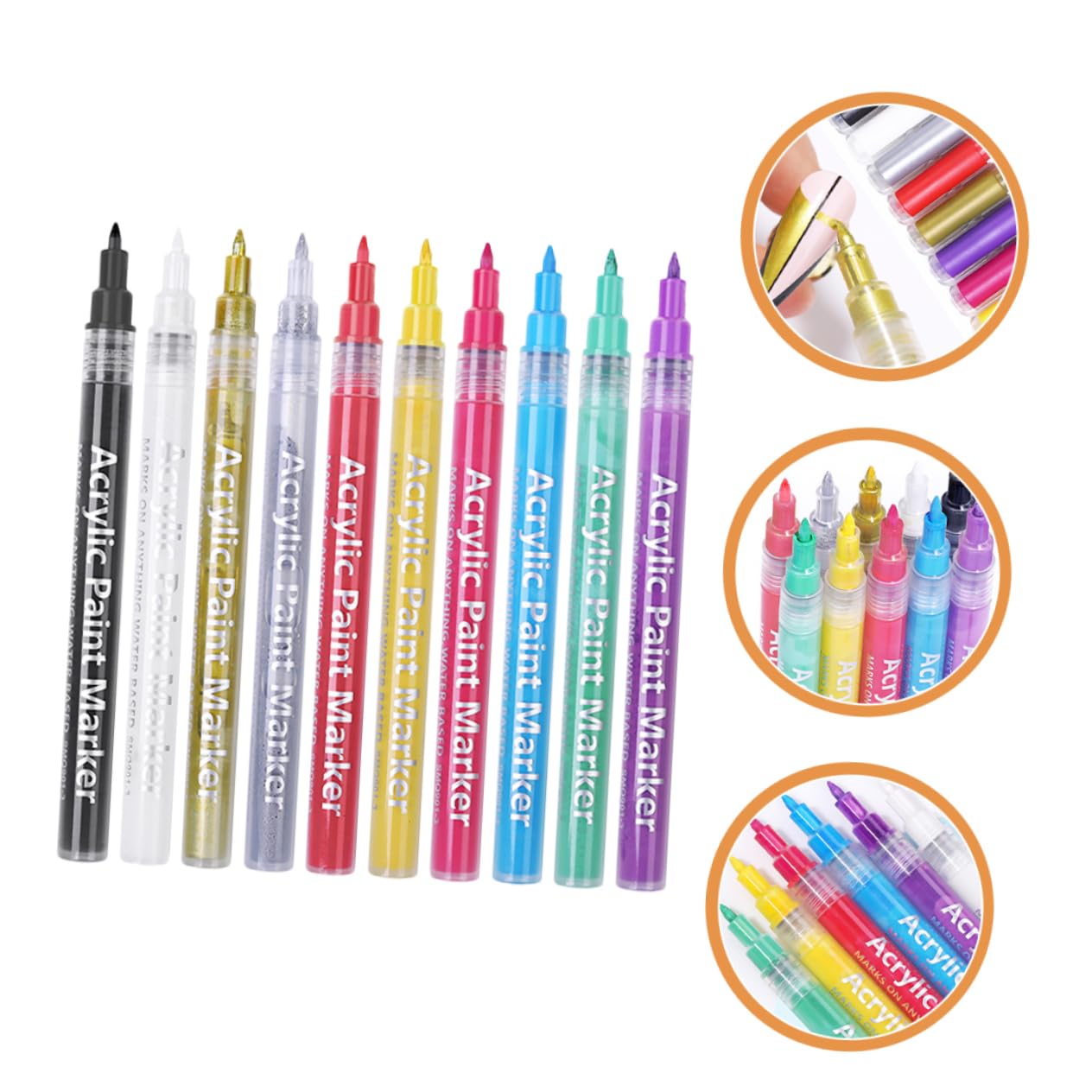 CALLARON Nail for Women 10pcs Nail Art Pens Beauty Diy Painting Tools for Girls Professional Manicure Set