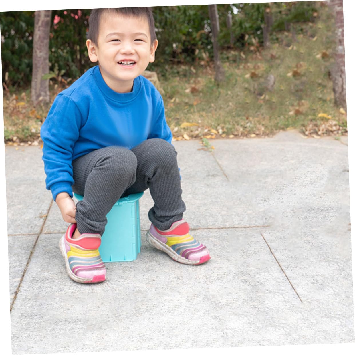 BESPORTBLE Portable Foldable Toilet for Travel and Car Use Safe PP Material Potty Seat for Outdoor Camping and Potty Training Lightweight and Convenient Closestool for Boys