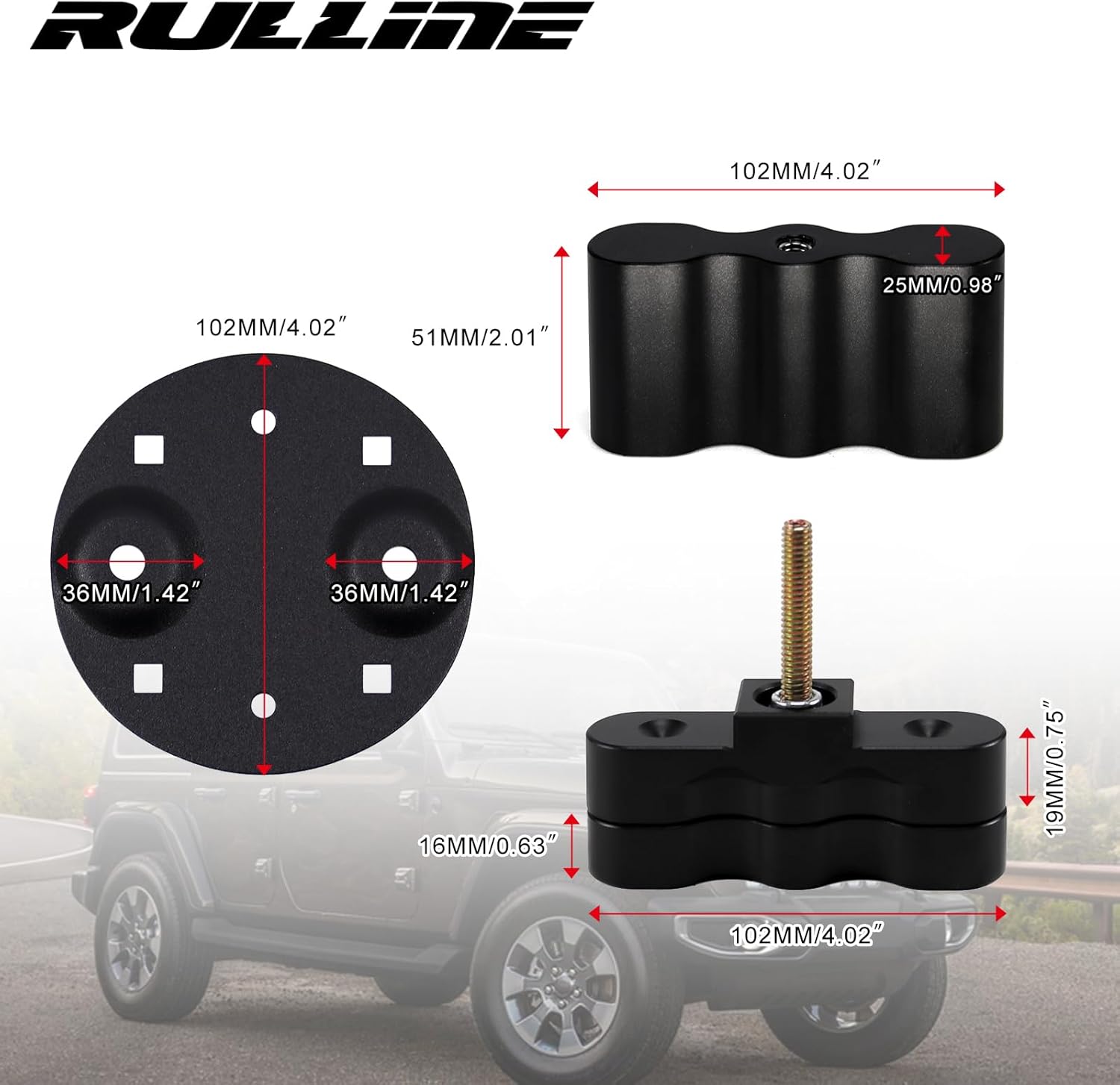 RULLINE RX-DLX-PM Portable Combination Lock - Rotopax Water Lock - Dual Locking Mechanism for Gas Cans - Compatible with Standard Pack Mount Fuel & Gas Can & Water Pack