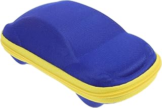estuche de anteojos conformado caja de gafas para Estuche portátil para gafas cremallera lindo soporte para anteojos estuche de gafas para 1 Azul Color