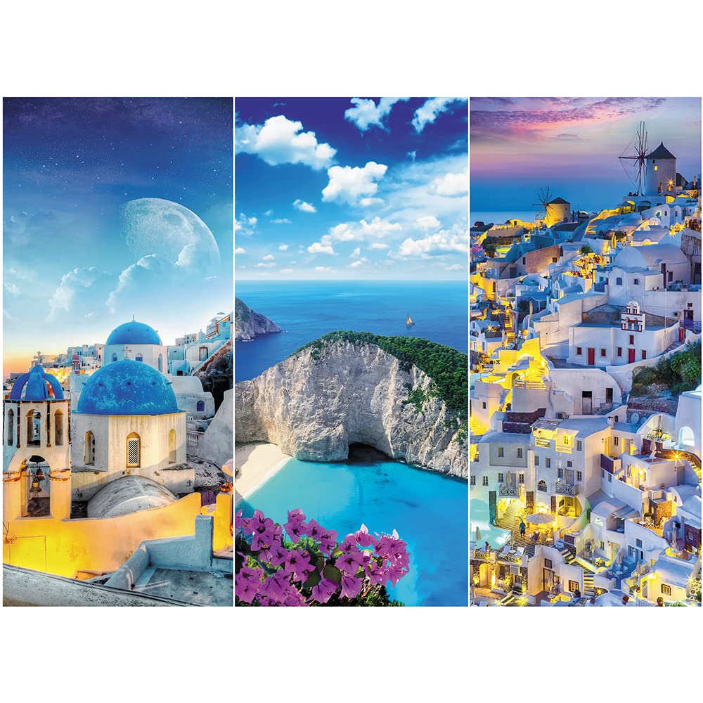 Premium Puzzle 3000 Teile - Urlaub in Griechenland