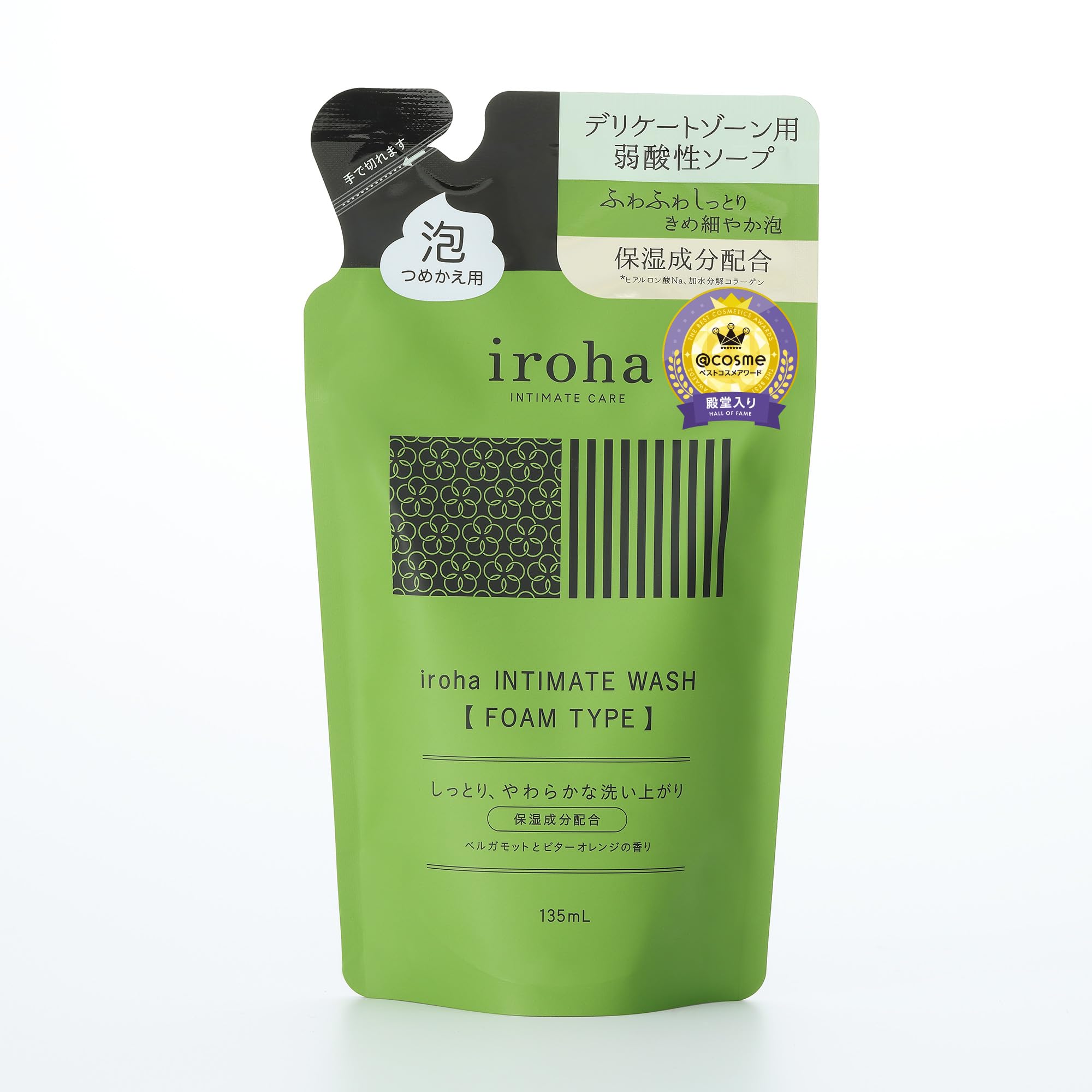 iroha デリケートゾーン専用ソープ 泡タイプ 135ml 詰め替え用
