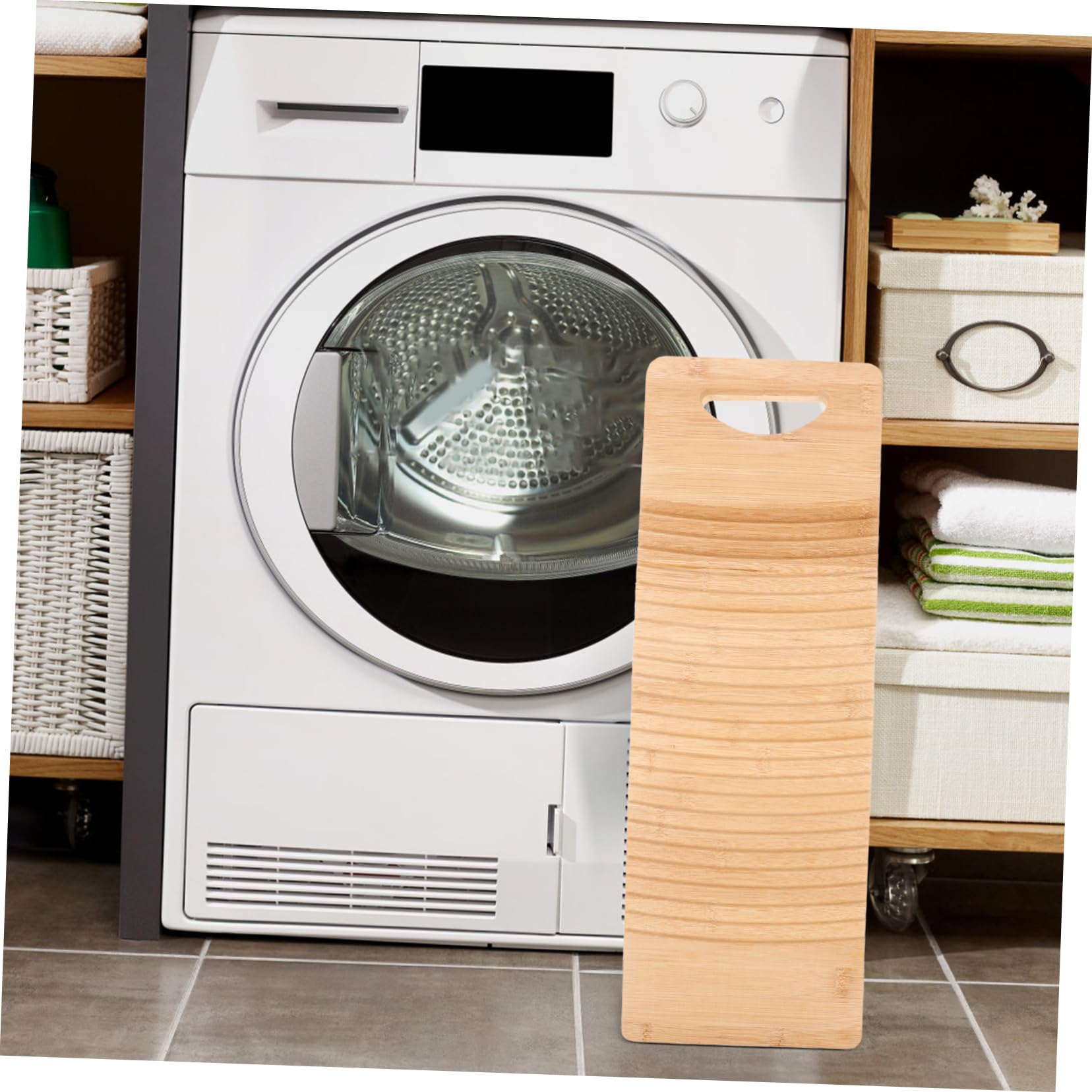 Ipetboom ASSE per Lavare i Panni in bambù, 50x18, Superficie Ondulata Antiscivolo, Resistente all’Usura, Delicato su Asciugamani e Sciarpe | Resistente All’usura, Attrito Aumentato, Design Antiscivolo, per Indumenti Intimi e Abbigliamento per Ragazzo Raga