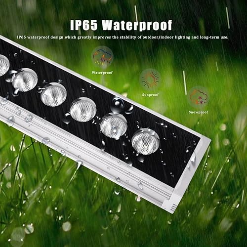 Miniatura 5 de Luces LED para lavadora de pared de 36 W, iluminación blanca de lavado de pared de 5000 K, barra de luz LED de 3.2 pies40, barra de luz LED de 120