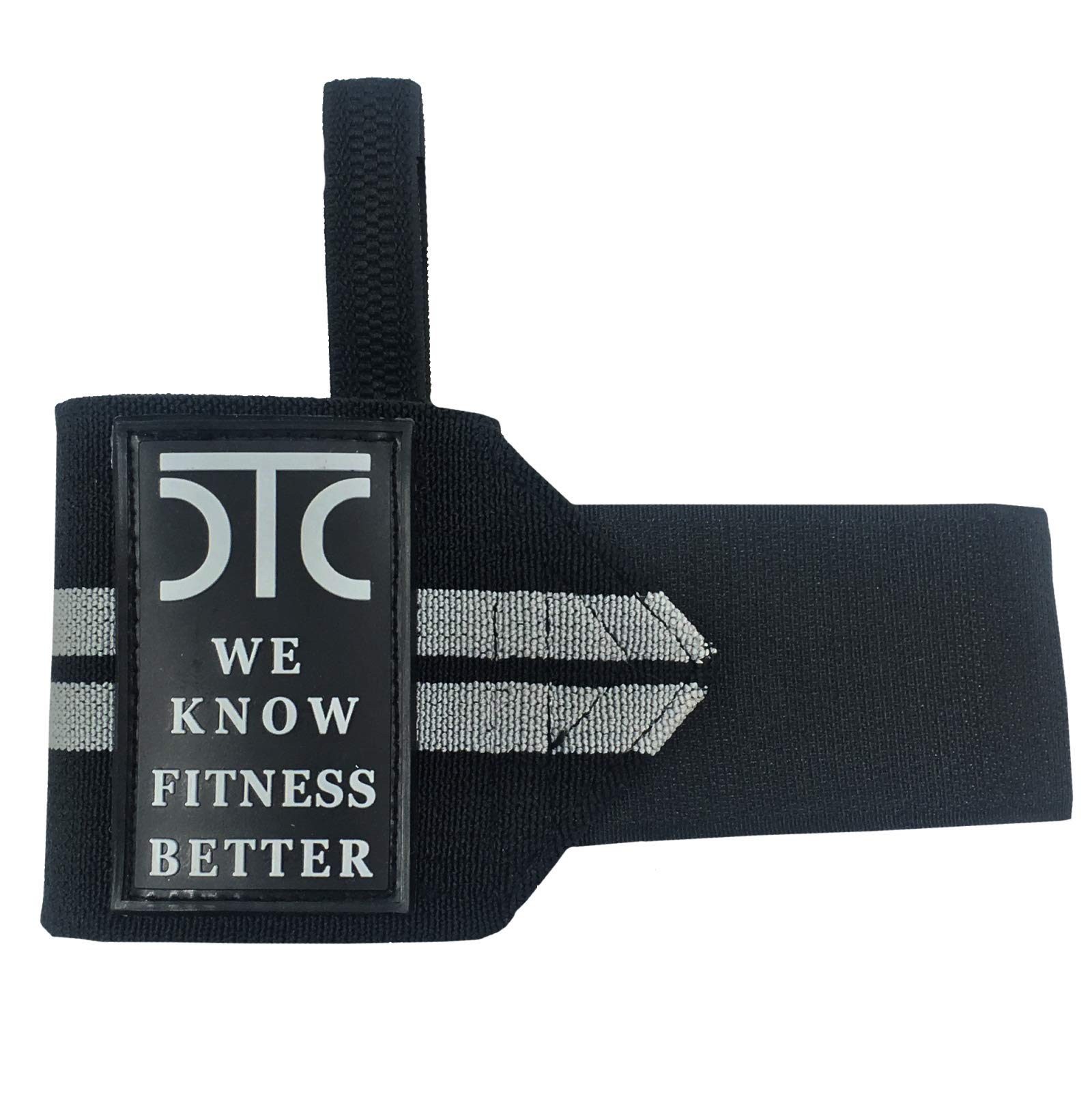 D.C.T DTC Wrist Wraps 18” Professional wrist Support weightlifting Heavy Duty Gym wrist support with Thumb Loop Powerlifting Strength Training CrossFit Workout – Pair