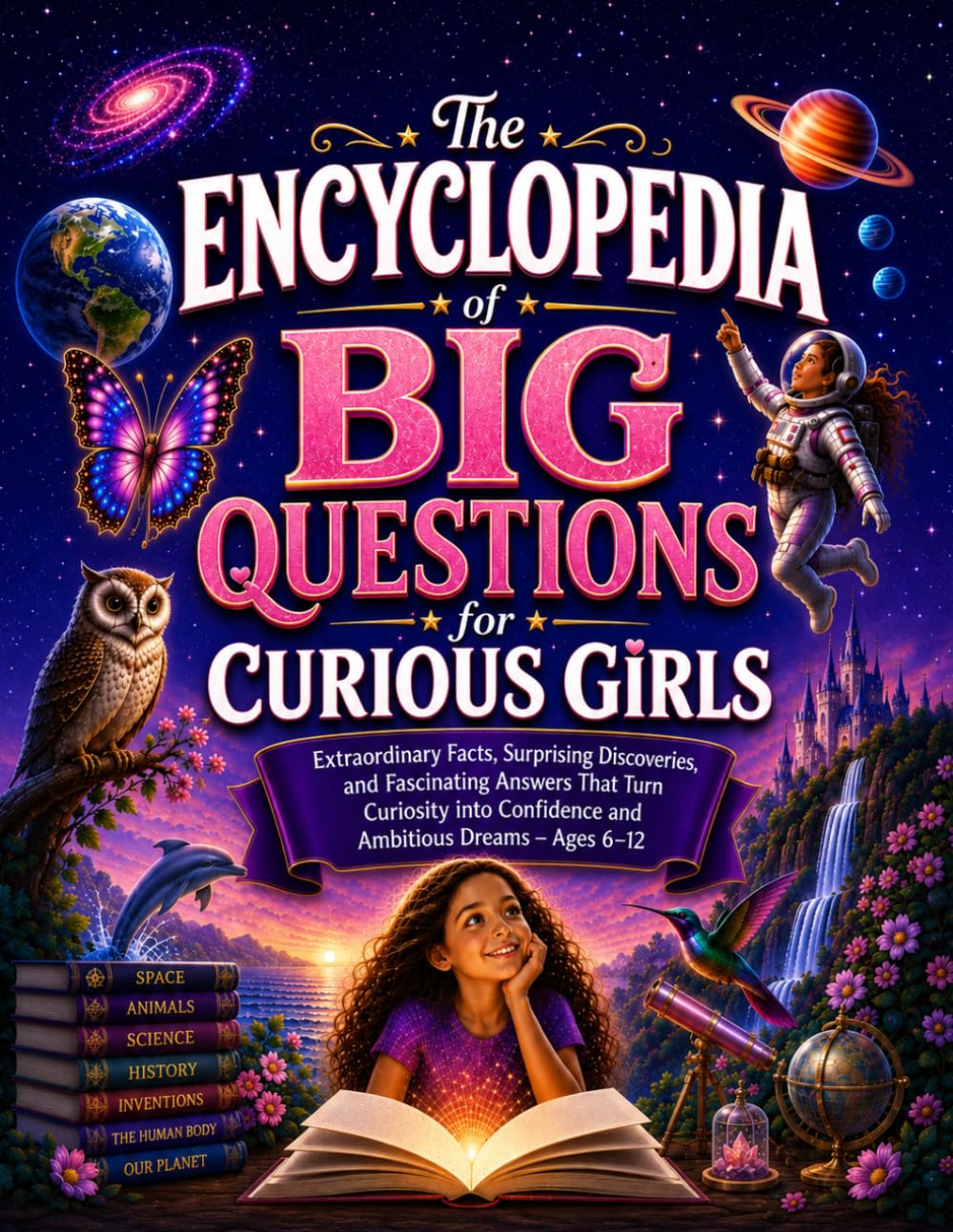 The Encyclopedia of Big Questions for Curious Girls: Extraordinary Facts, Surprising Discoveries, and Fascinating Answers That Turn Curiosity into Confidence and Ambitious Dreams – Ages 6–12