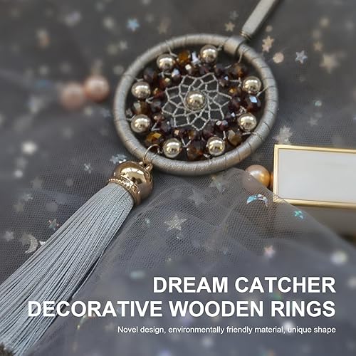 Miniatura 2 de DOITOOL 5 anillos de madera maciza de 3.937 in sin terminar de macramé para arte y manualidades