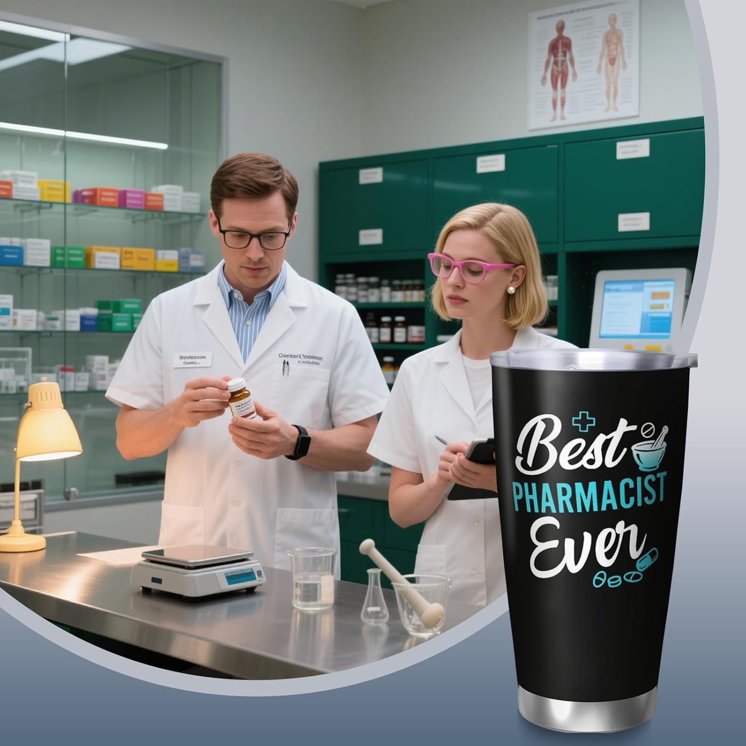 Medical Assistant Gift for Women, Best Medical Assistant Birthday Gifts Coffee Mugs, MA Week Gift Travel Mug, 20oz Coffee Tumbler, Gifts for MA Travel Mugs - Image 2