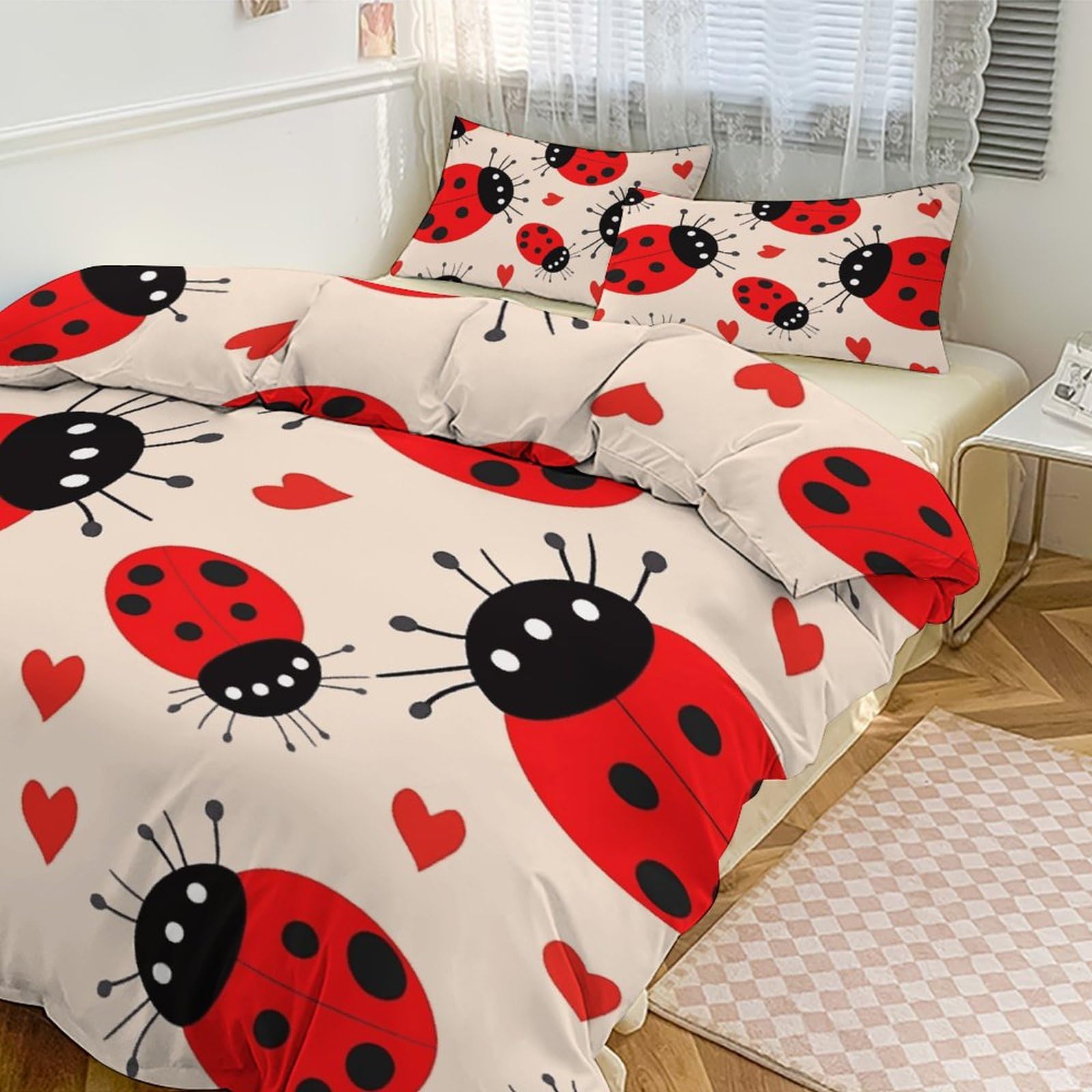Housse de couette pour grand lit respirante pour des nuits douces et un réveil frais