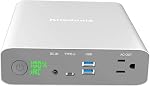 AC Banque d'électricité 60000mAh Chargeur portable portable avec AC Déplacement, 2 QC 3.0 USB Ports et port de type C pour MacBook, Ordinateur portable et plus