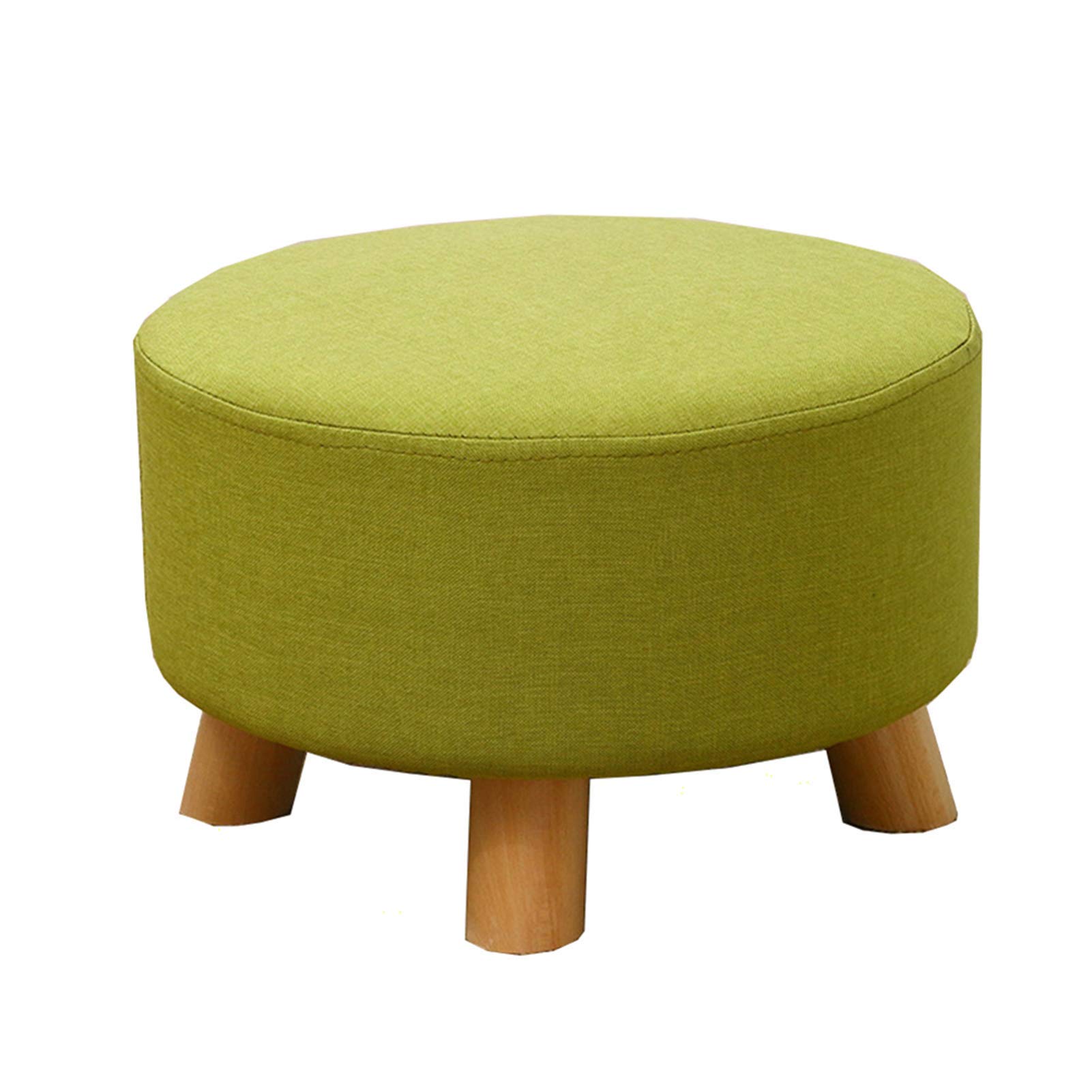 Repose-pieds rond vert déhoussable pour soulager vos jambes