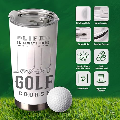 Miniatura 3 de Regalos de golf para hombres, regalos de golf para el día del padre, cesta de regalos de golf para amantes del golfista, divertido regalo de