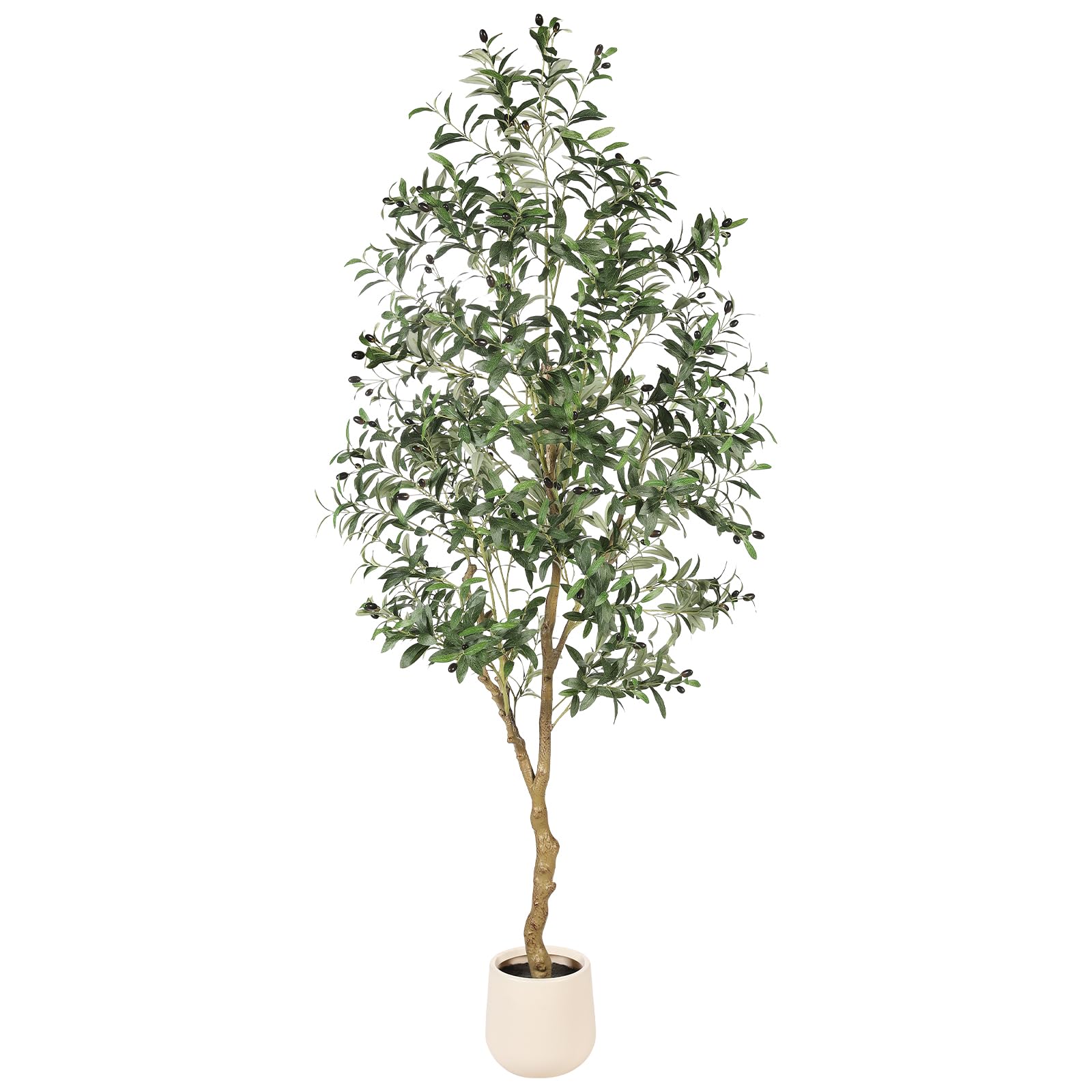 FEELEAD Olive Trees Artificial Indoor, 7FT Tall Faux Olive Tree โ image 1