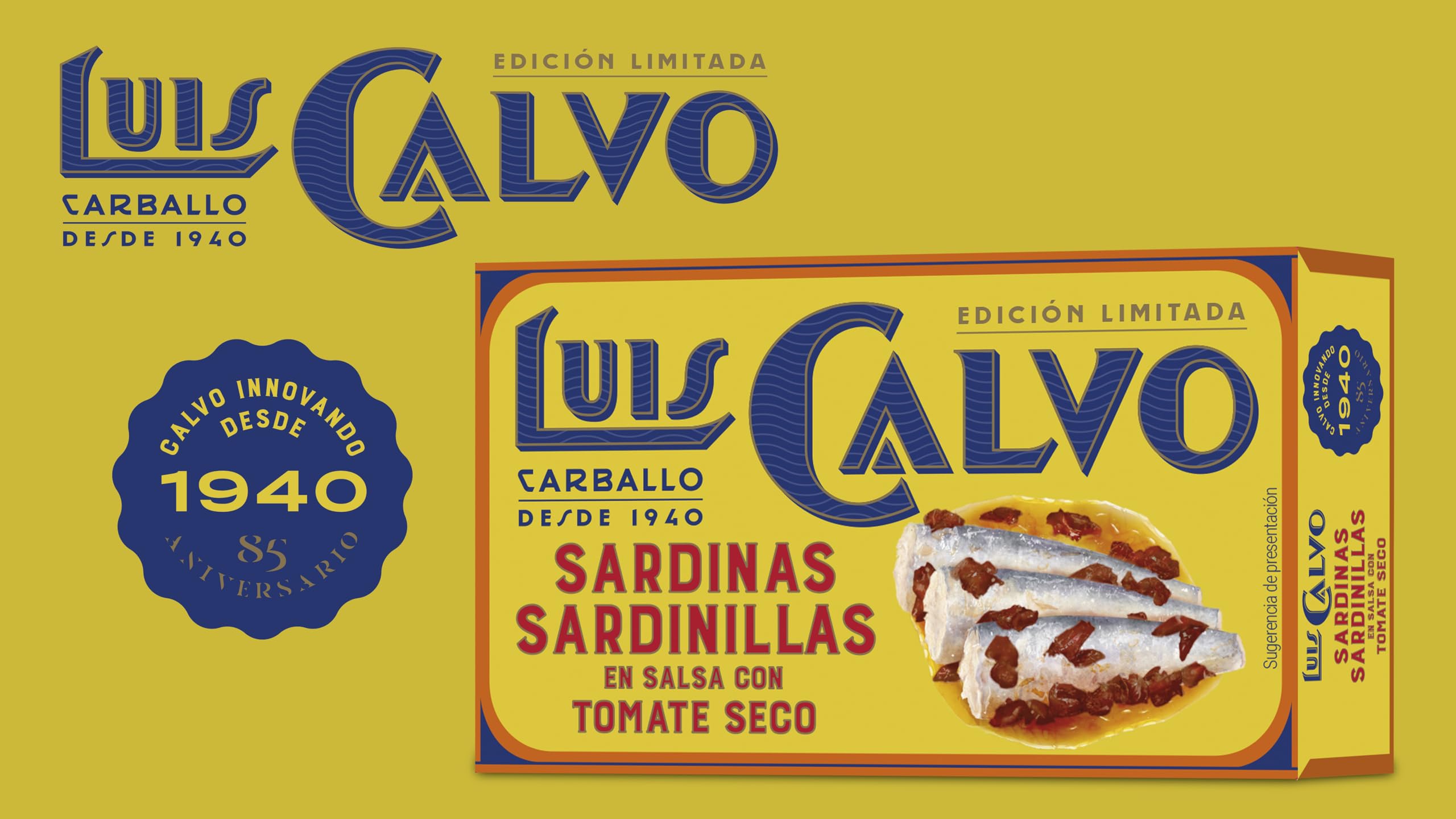 Luis Calvo Sardinillas en salsa con Tomate seco 85g