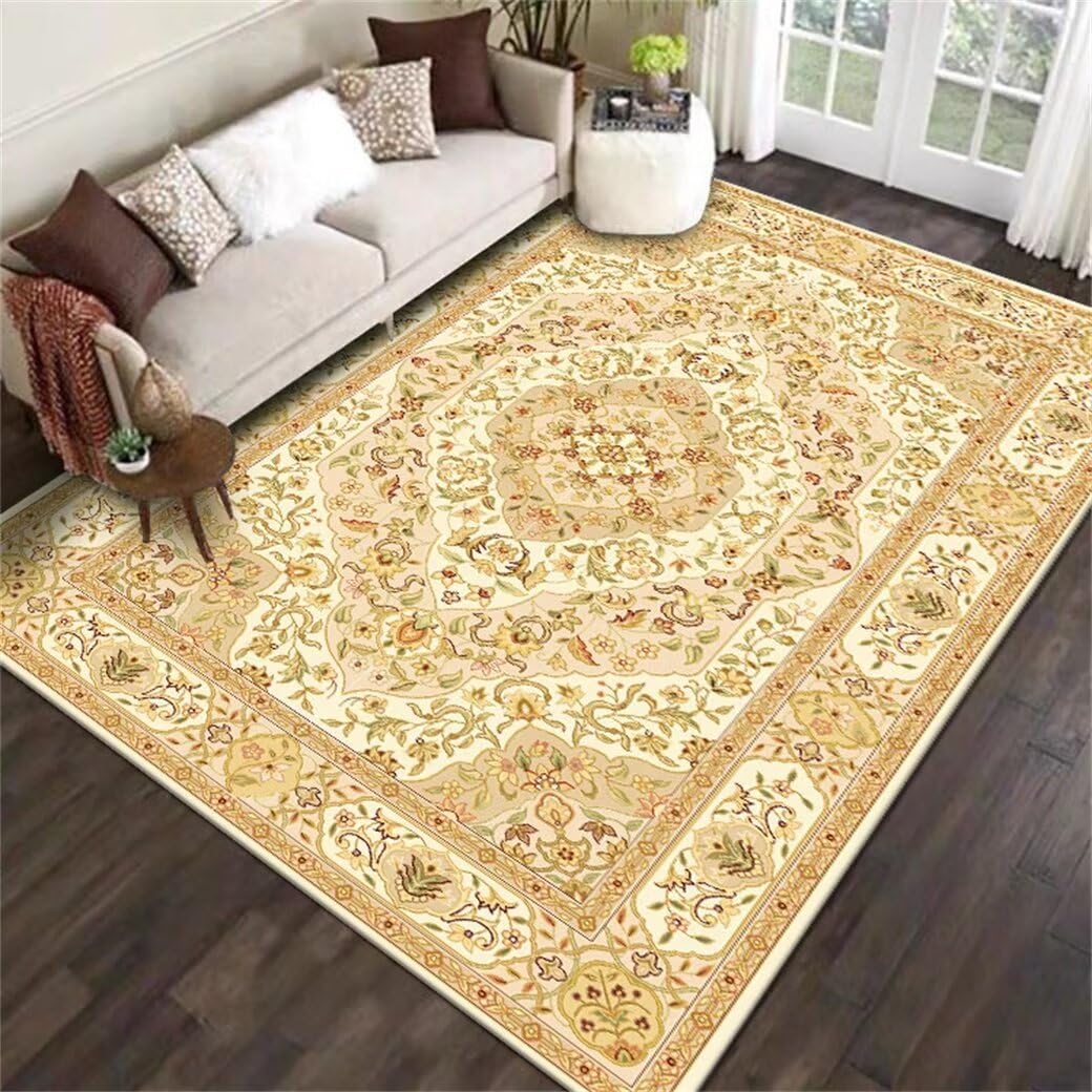 Tapis de chambre adulte 180x230 cm doux pour pieds nus au réveil