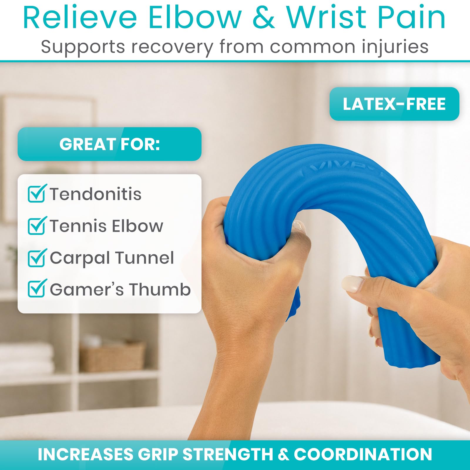 Vive Flex Therapy Bar for Tennis Elbow Relief (Medium) - Physical Therapy — Amazon image 3