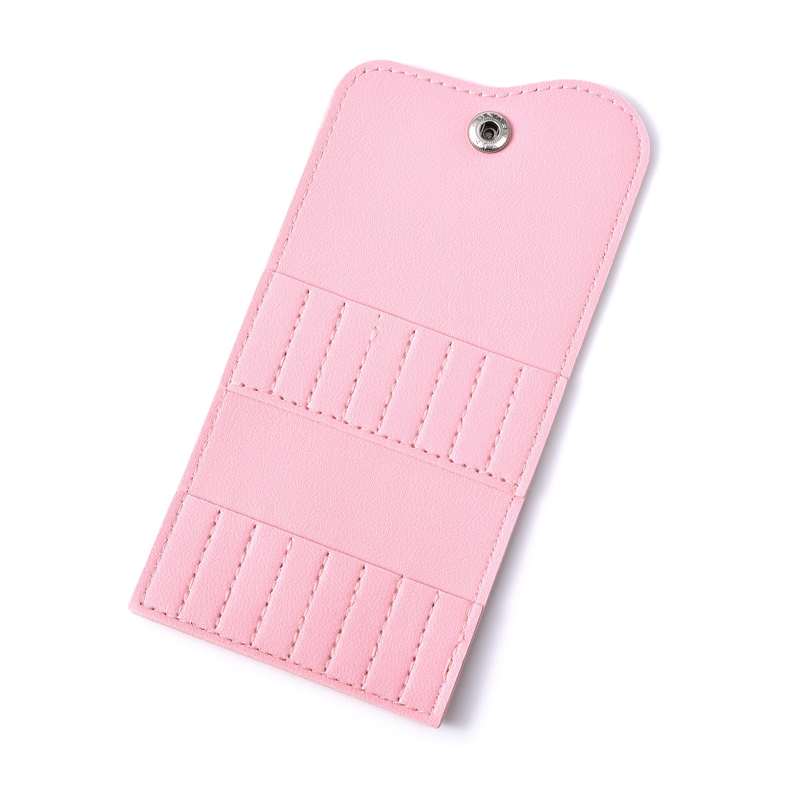 Portable 16-Slot Nail Drill Bit Holder Organizer with Thickened PVC Wallet Storage Bag for Manicure Tools Ideal for
