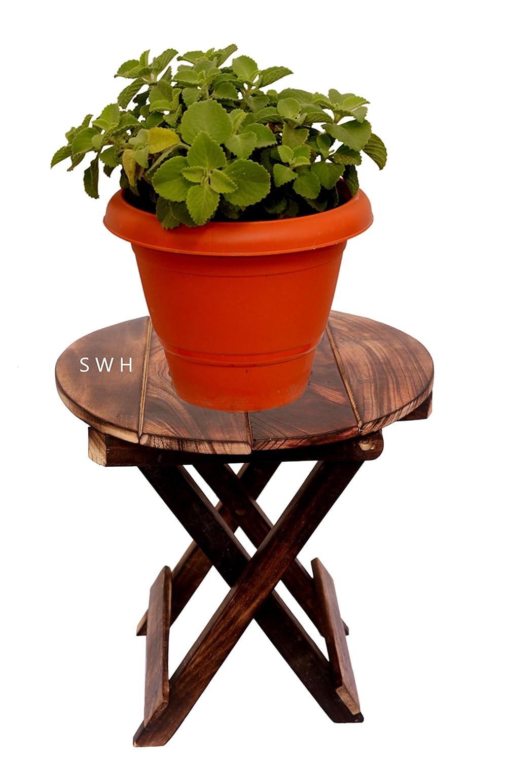 Super Wood HANDICRAFTS Wooden Stool for Living Room Side Table/Coffee