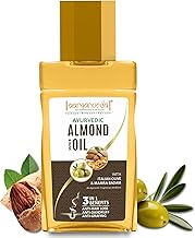 Aryanveda Ayurvedic Almond & Olive Hair Oil With Italian Olive & Mamra Badam, Anti - Hairloss, Anti -Dandruff & Anti- Graying, For All Hair Types; 200ml