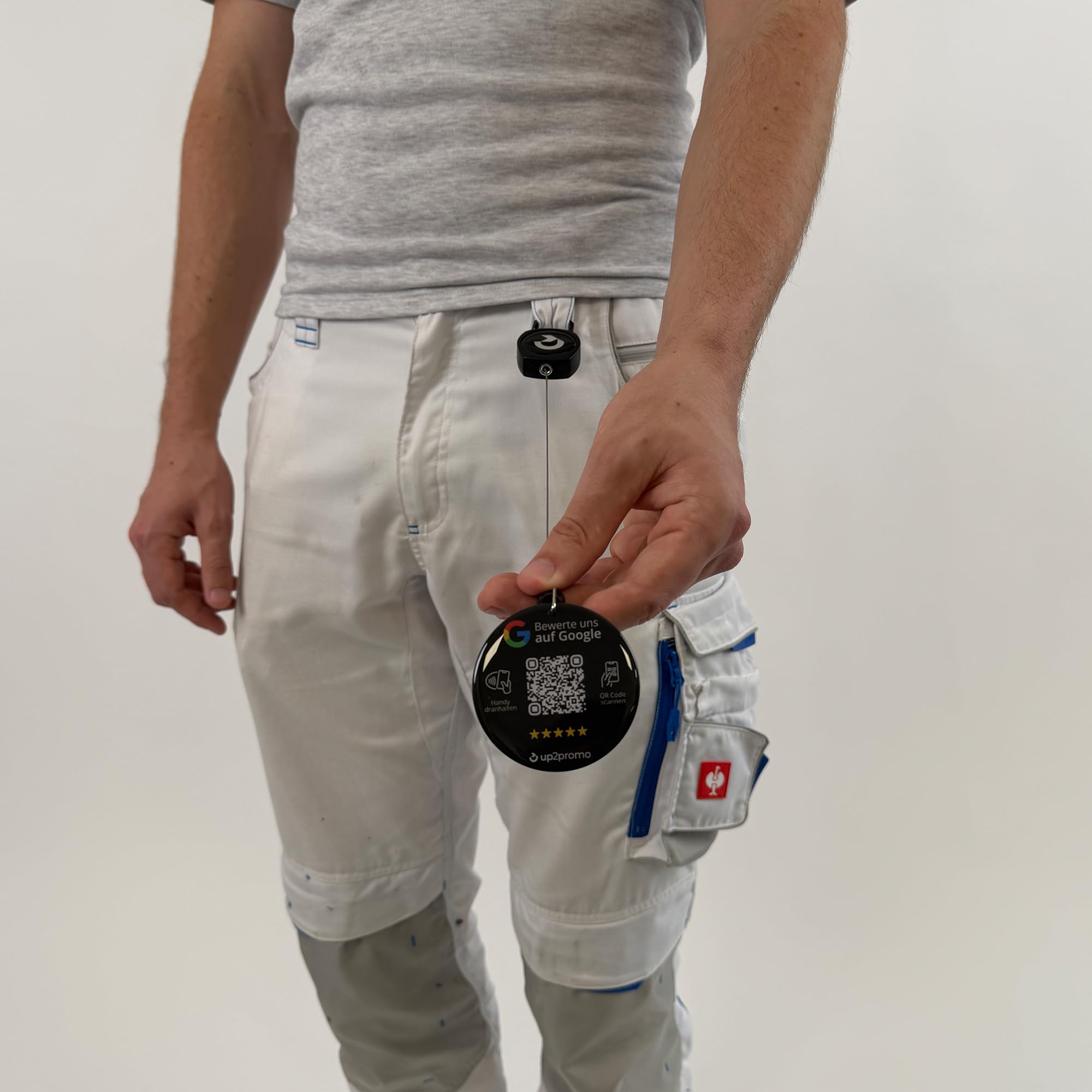 Bewertung NFC & QR Badge/JoJo/Tag für Google (schwarz)