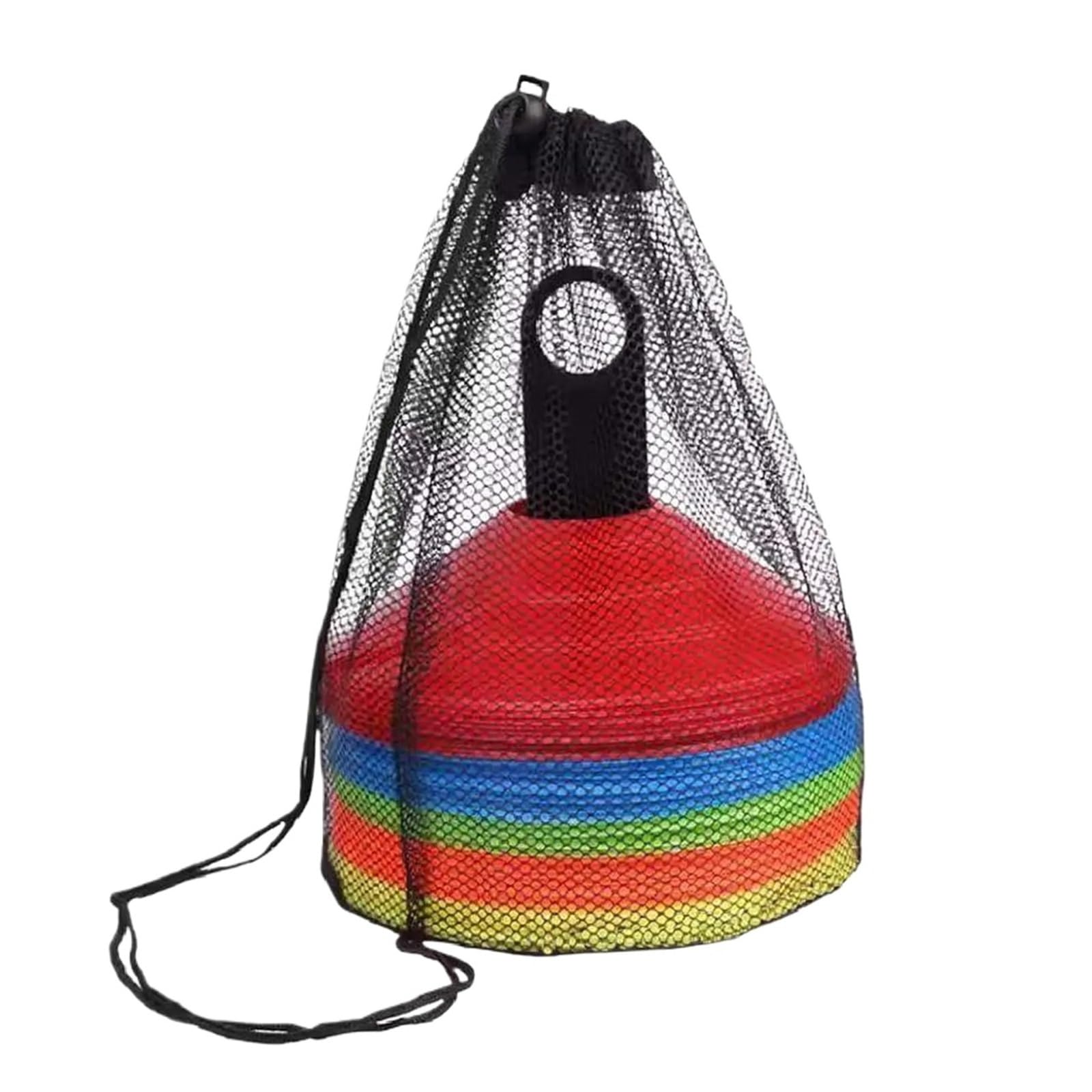 Conos para Entrenamiento Deportivo, Conos de Entrenamiento Deportivo 30 Uds. Agilidad for fútbol Correr Patinaje Baloncesto Interior al Aire Libre