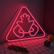 Pounchi Horror Game Neon Sign Neon Light 14.7x 12.5 Gifts Cool Video Game LED Sign for Gaming Room Accessory for Teens Room Decor
