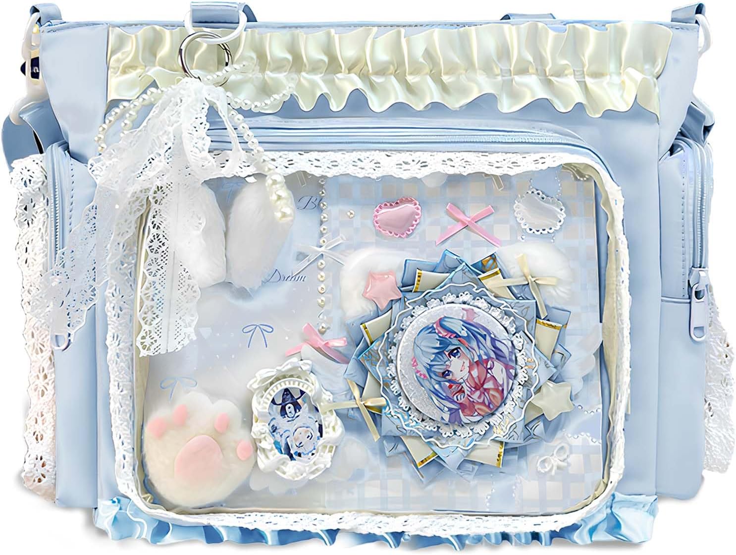 Wuflyover ITA Bag – Customizable Clear Window Bag, Y2K Style, Perfect for Events & Gifts