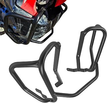CHIFUN Engine Guard Highway Crash Bars for CRF300L CRF300 Rally 2021 2022 2023 2024 2025 2026, Motorcycle Frame Protection Bars Black