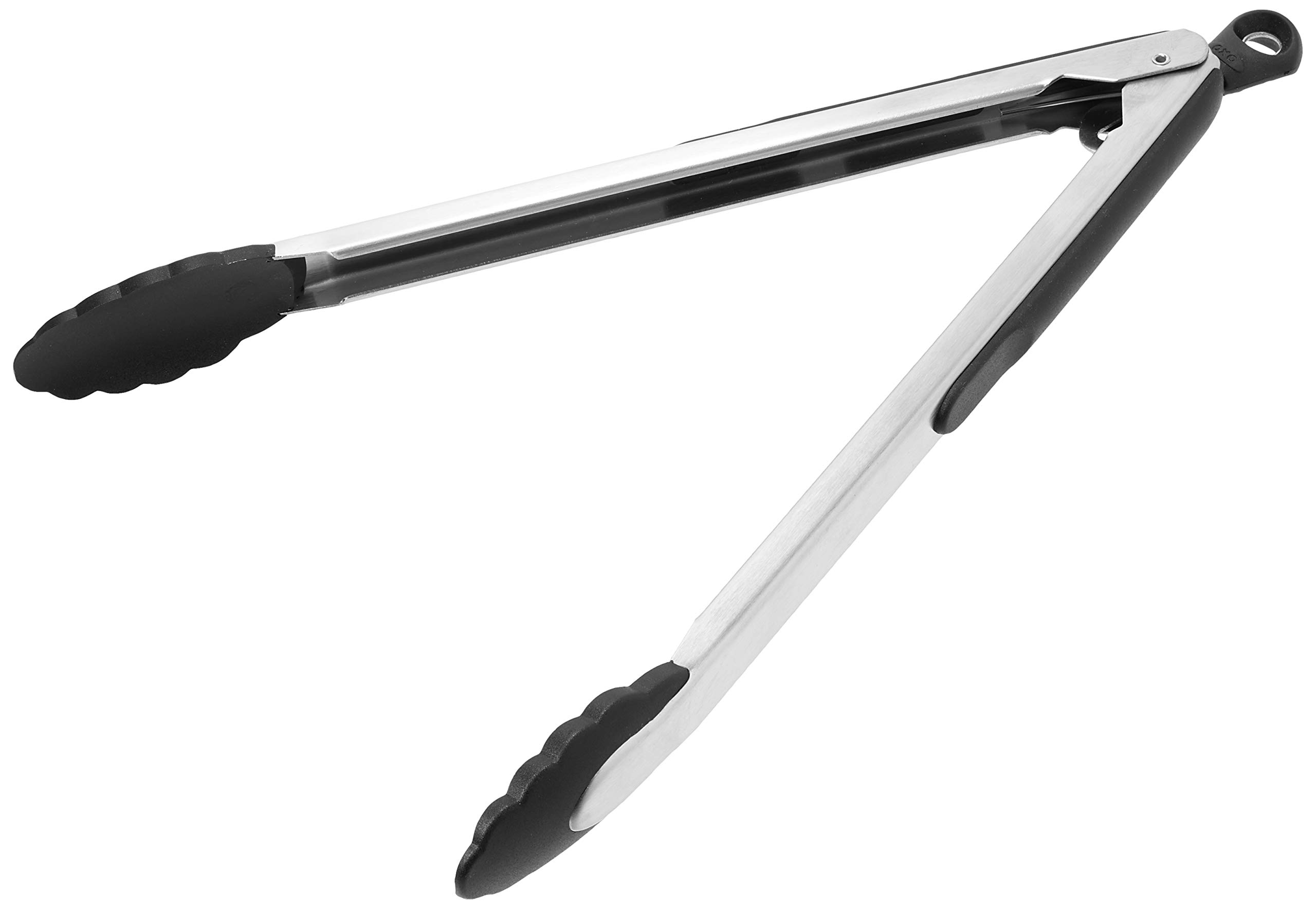 OXO Good Grips 12-Inch Stainless-Steel Locking Tongs & Good Grips 12-Inch Tongs With Nylon Heads - Image 6