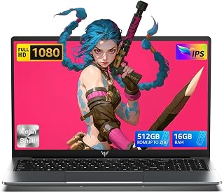 ACEMAGIC 15.6" FHD Laptop with 4 Core N150 Processor Up to 3.6GHz (Beat N100/N97/N5095) Laptops Computer,16GB DDR4 512GB SSD HD Notebook,Support WiFi 5,BT5, 3*USB3.2,TF,5000mAh Battery,Metal Shell - Amazon product rated Grade A