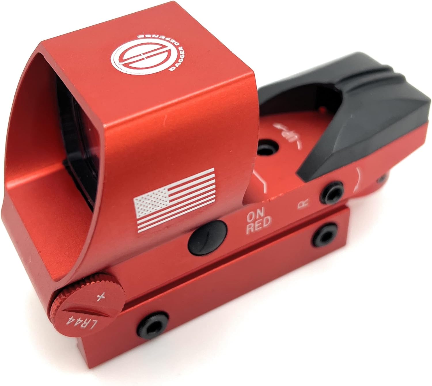 Veteran Owned DD119 Battle Flag Edition red dot Sight, Reflex Sight. Red and Green reticles (Red) : Sports & Outdoors