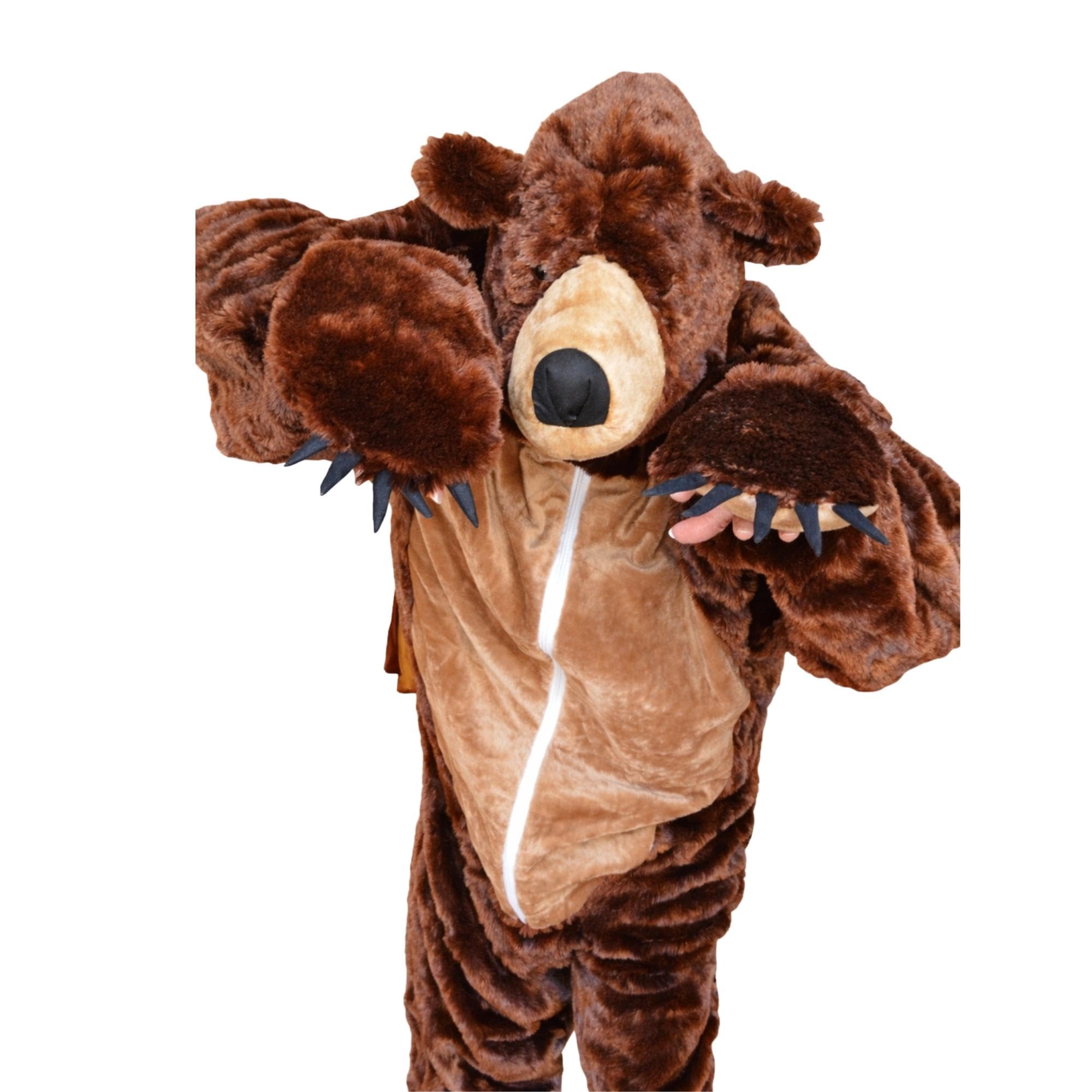 Ikumaal Braunbär-Kostüm, F67 XL, für Erwachsen-e Männer Frau-en, Grizzly Bär-en Kostüm-e Fasching Karneval Fasnacht Faschingskostüm-e Karnevalskostüm-e