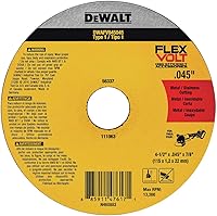 Vista 2 de DEWALT DWAFV845045 FLEXVOLT T1 Rueda de corte, 4-1/2" x .045" x 7/8