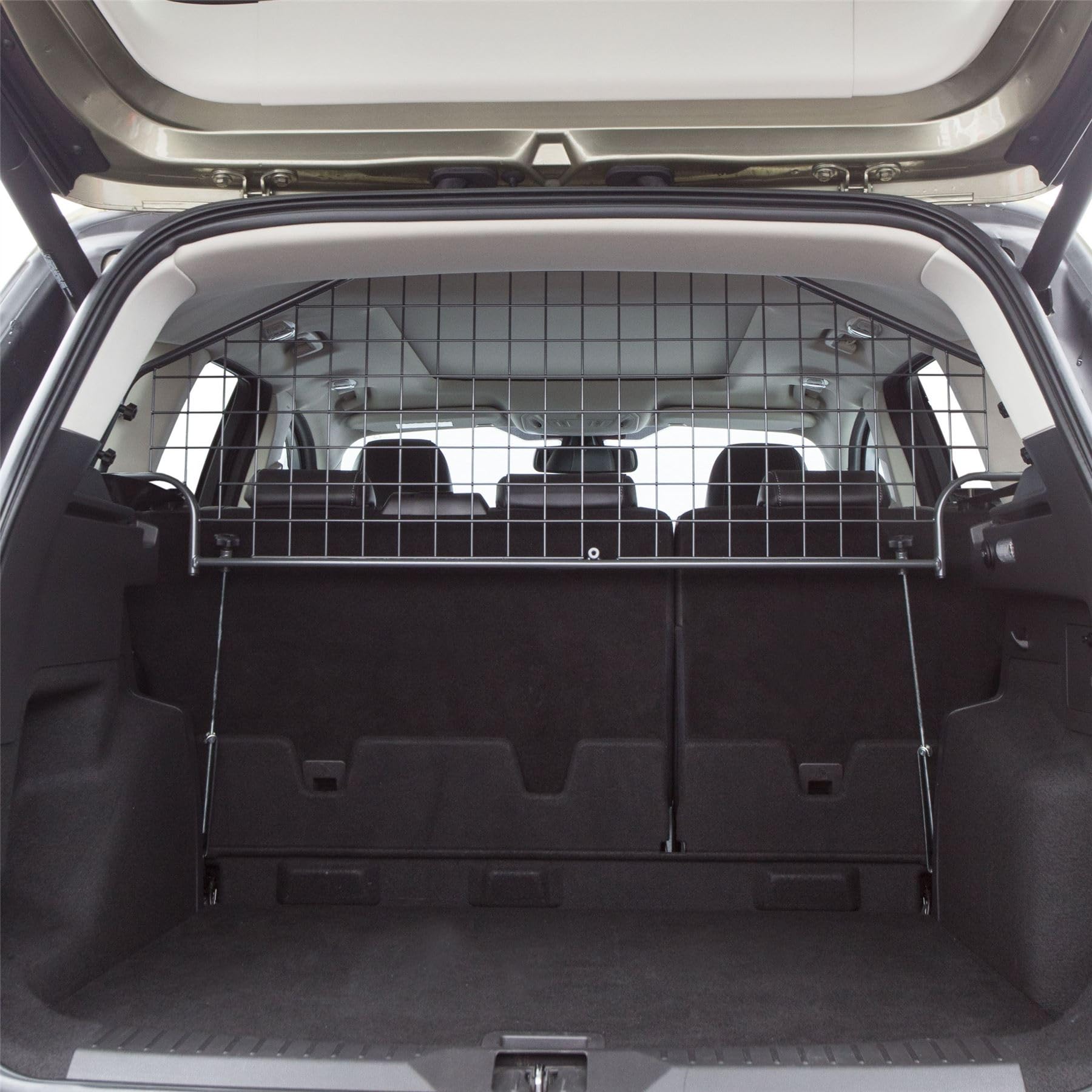 Travall Dog Guard Compatible with Ford Kuga SUV (2016-2019) Vehicle Specific Trunk Guard Tailored Fit Luggage Barrier Load Separator Heavy Duty Powder Coated Steel Pet Barrier