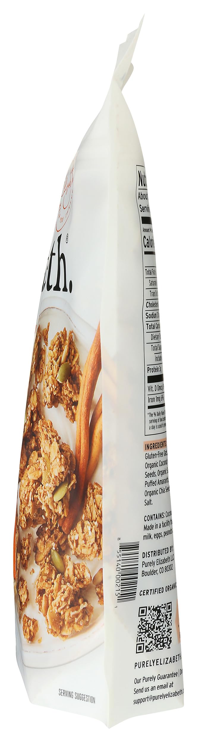 Purely Elizabeth, Granola Pumpkin Cinnamon Ancient Grain, 12 Ounce