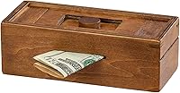 Vista 10 de Bits and Pieces Caja de rompecabezas de dinero secreto – Camuflaje tu dinero en efectivo – Teaser de madera – Compartimento secreto de madera oculto