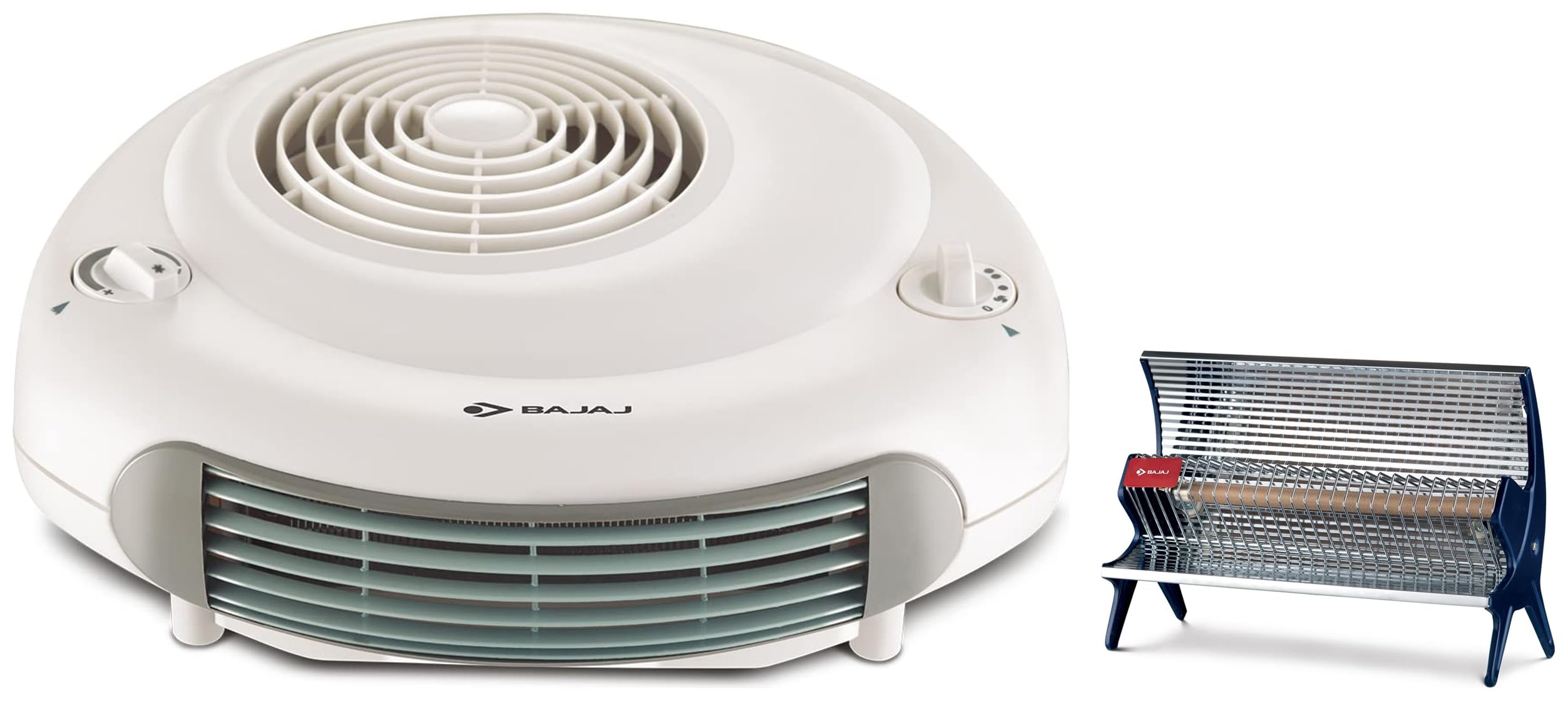 Bajaj Majesty RX11 2000 Watts Heat Convector Room Heater (White, ISI  Approved) u0026 Bajaj Flashy 1000 Watts Radiant Room Heater (Steel) :  Amazon.in: Home u0026 Kitchen