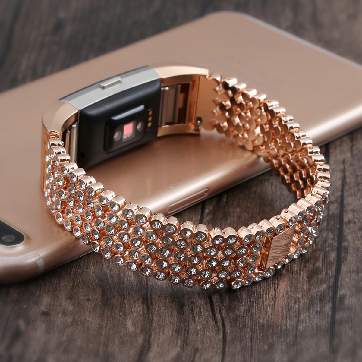 Housoutil 2 Piezas Pulsera Ajustable Charge 2 Correa Reloj Para 2 Bandas Metalicas Acero Inoxidable