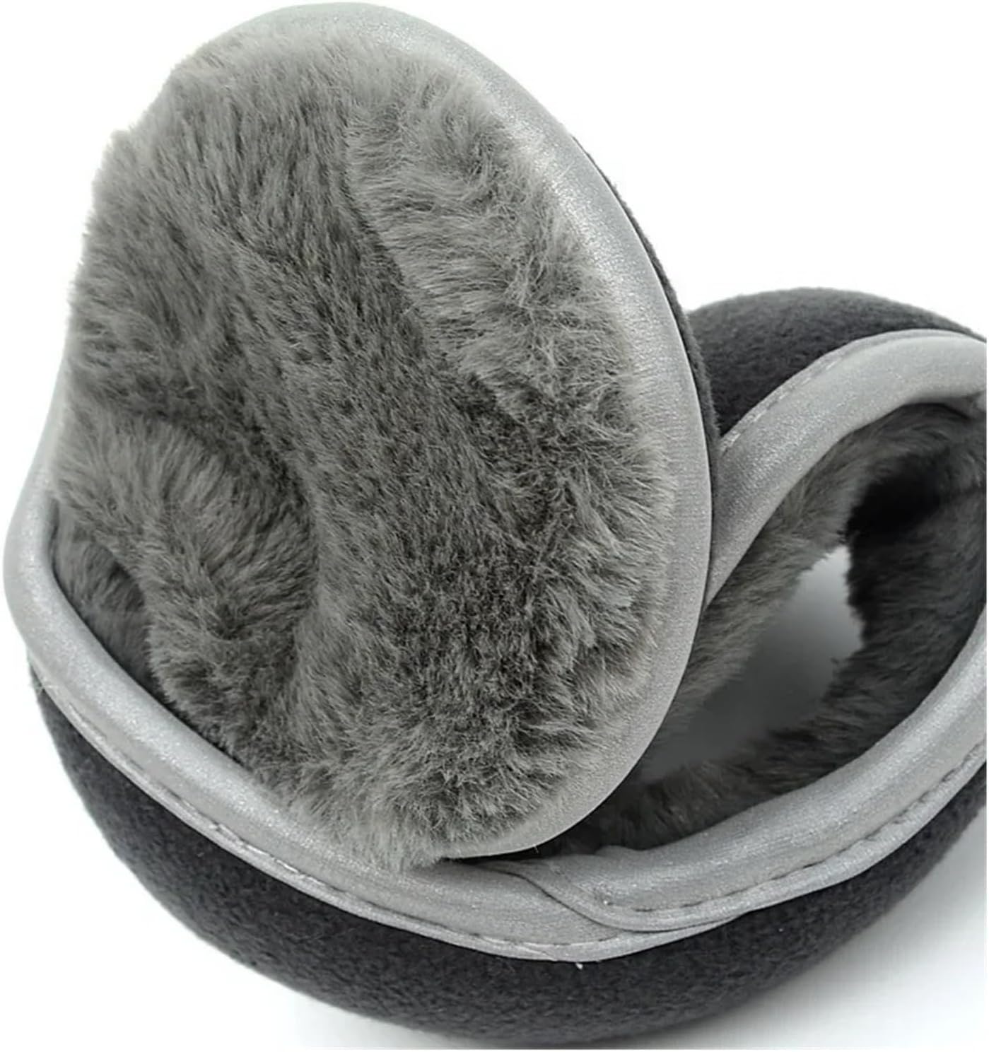 Ear Warmers for Men & Women Unisex Foldable Reflective Winter Warm Earmuffs with Tape