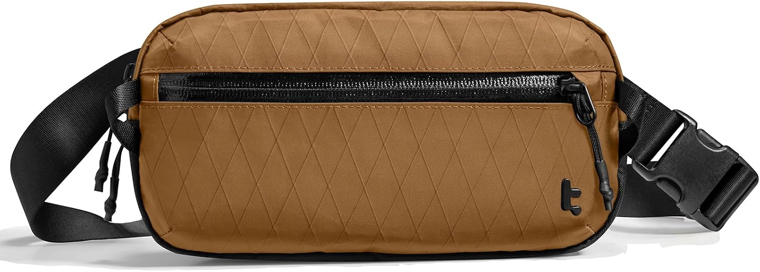 tomtoc 3.5L X-Pac Sling Bag with RFID Blocking, Crossbody Bag Minimalist Chest Shoulder Pack for Men/Women, Water-resistant Lightweight Casual Funny Pack for Travel/Daily Commute, Nintendo Switch 2